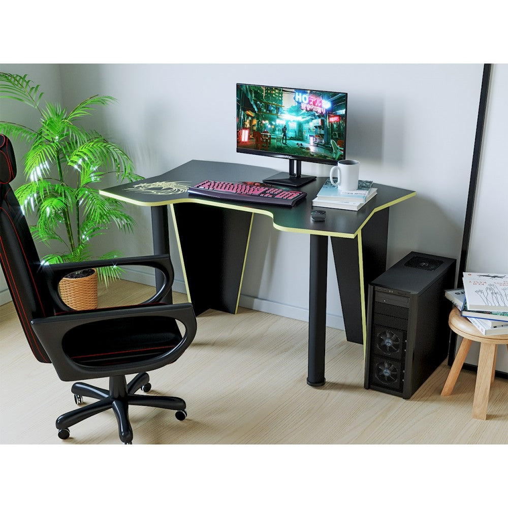 Birou PC KL 9.1 Wenge Galben