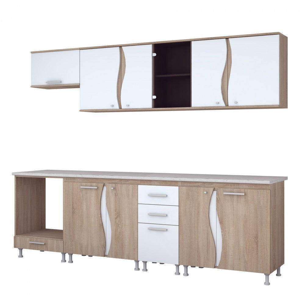 Bucatarie CIP 3S C2 Sonoma Alb