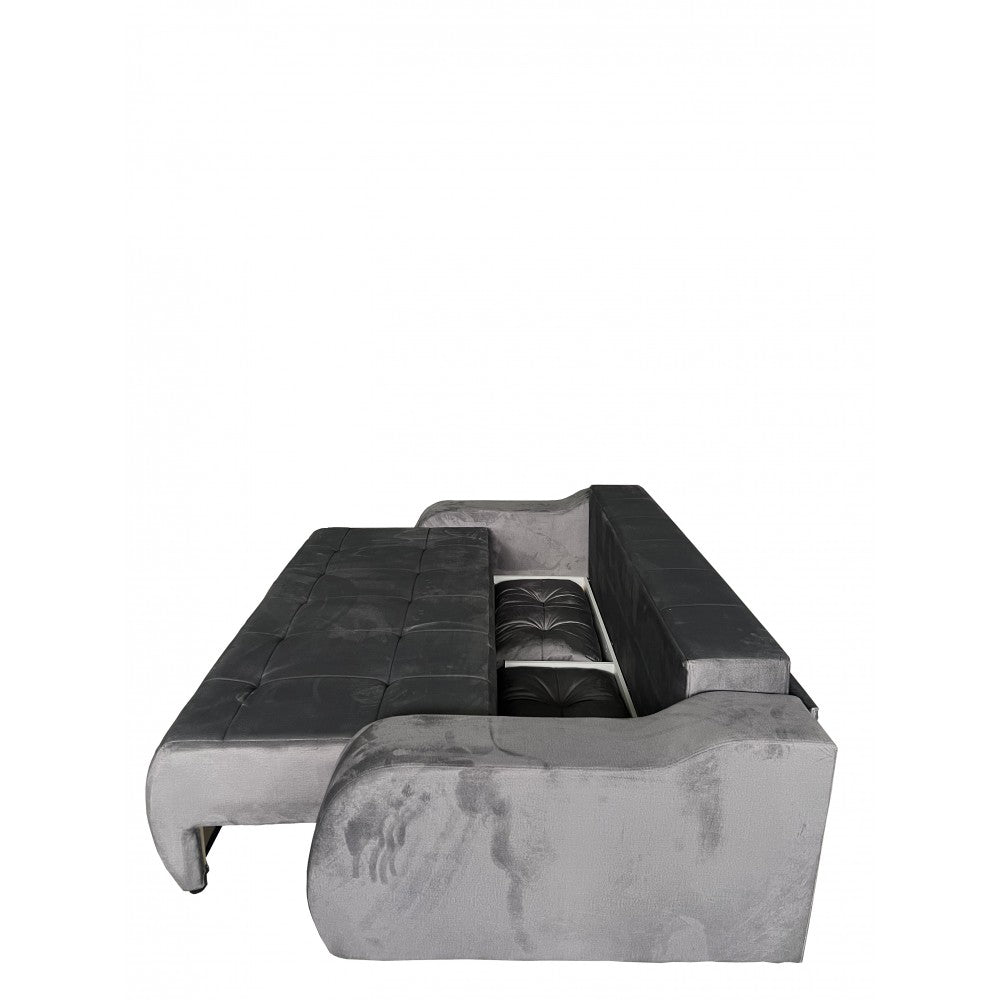 Canapea extensibila Alex Gri 240x115x75 cm