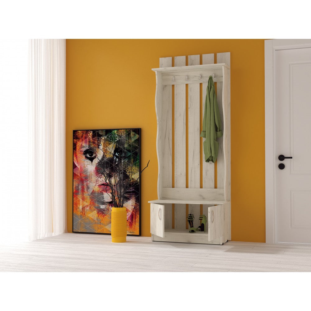 Cuier Hol II Ro, 80x37x201cm, K001