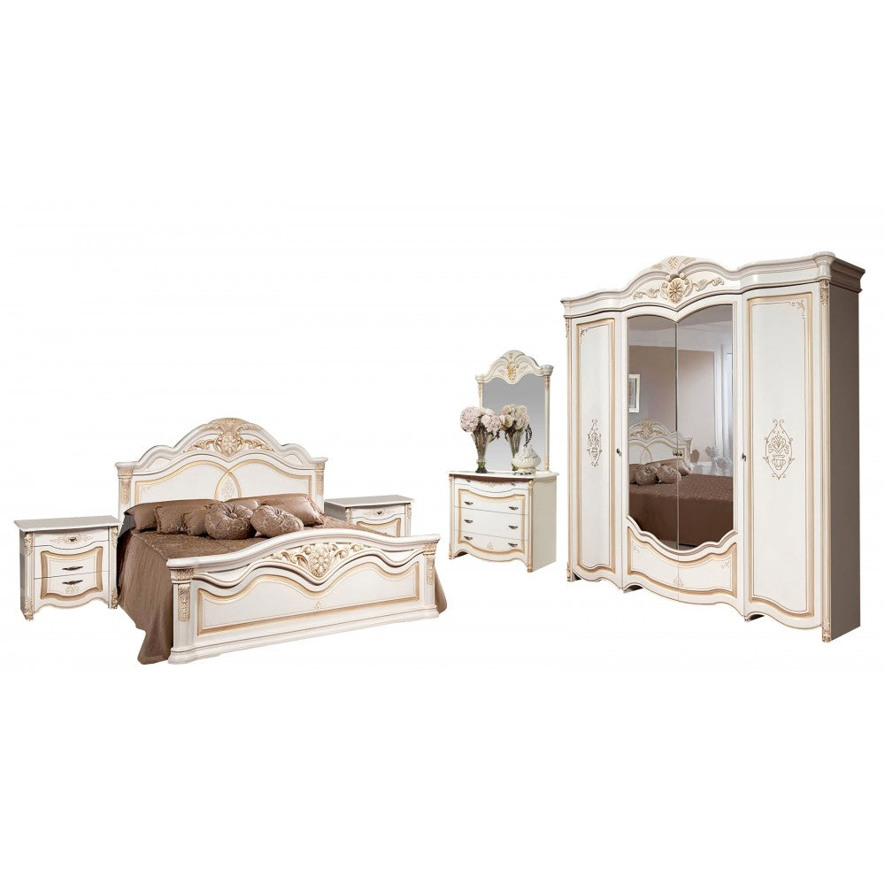 DORMITOR JULIA 4K ALB