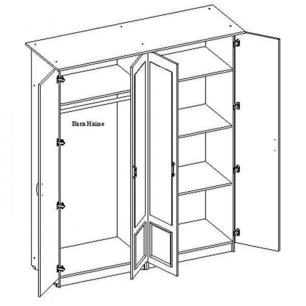 Dormitor Kim ro wenge+mesteacan
