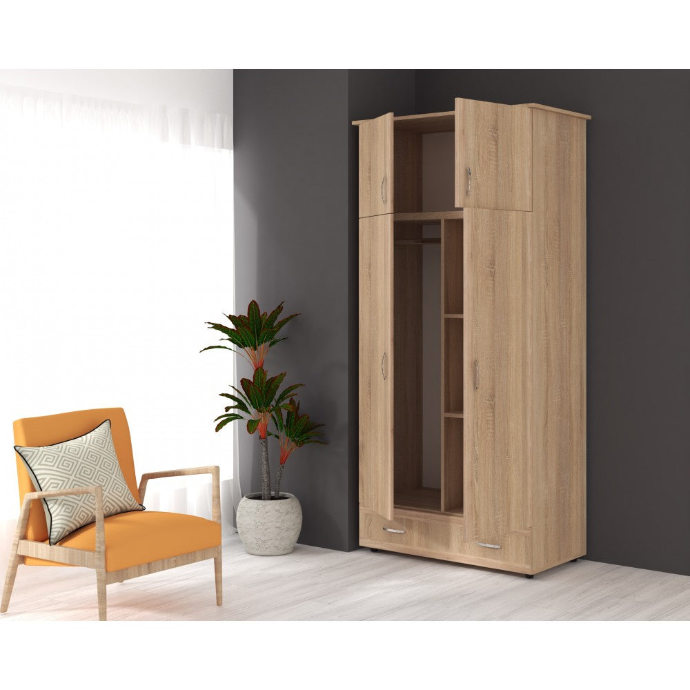 Dulap 2 USI SOFT, 95x51x203cm, sonoma