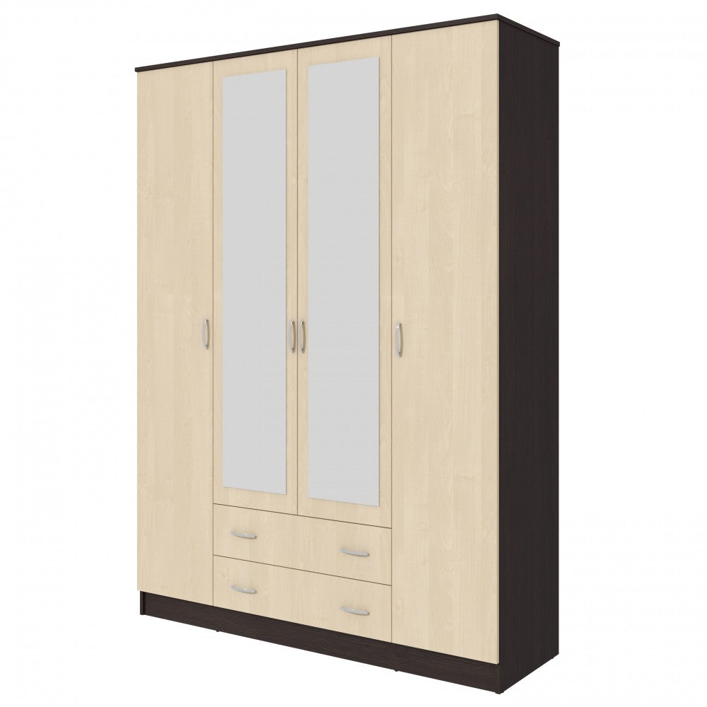 DULAP GARMONIA 4U WENGE+MESTECAN 160x52x200CM