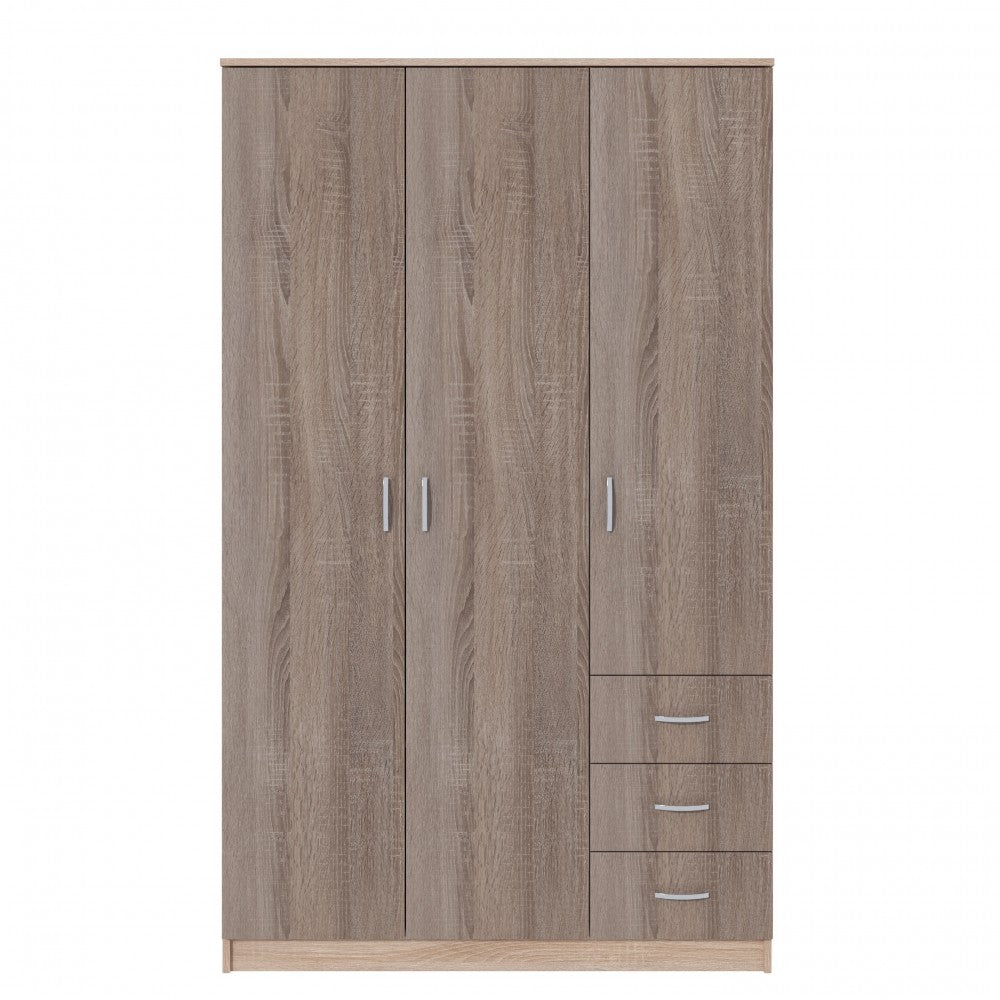 Dulap Ionut, 120x50x200 cm, sonoma/trufe