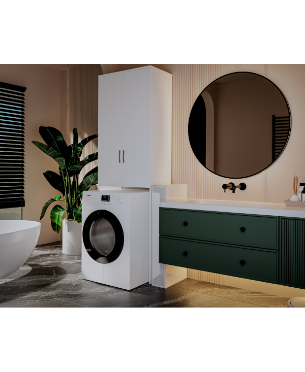 Dulap ms, 65x35x199 cm, Alb