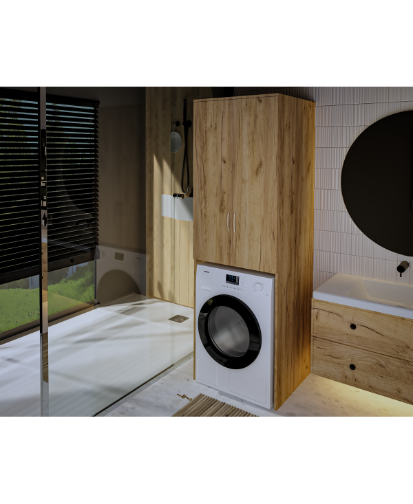 Dulap MS 2U Polite, 65x60x199 cm, stejar k003