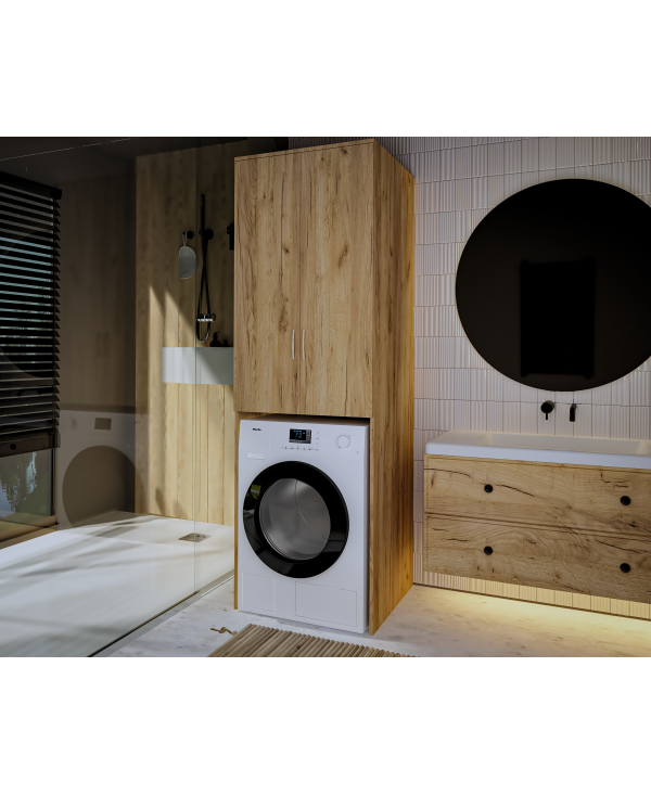 Dulap MS 2U Polite, 65x60x199 cm, stejar k003