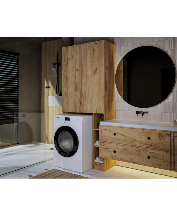 Dulap MS 2U Polite, 85x35X199 cm, stejar k003