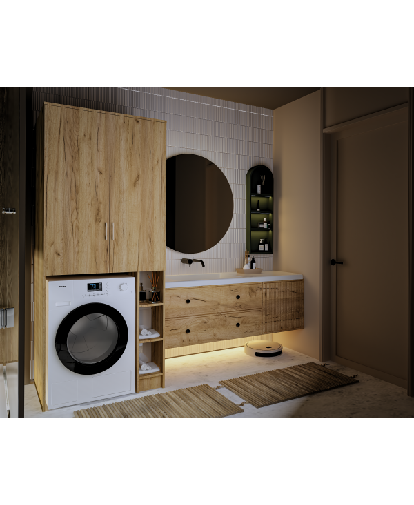 Dulap MS 2U Polite Stejar K003 85x60X199 cm