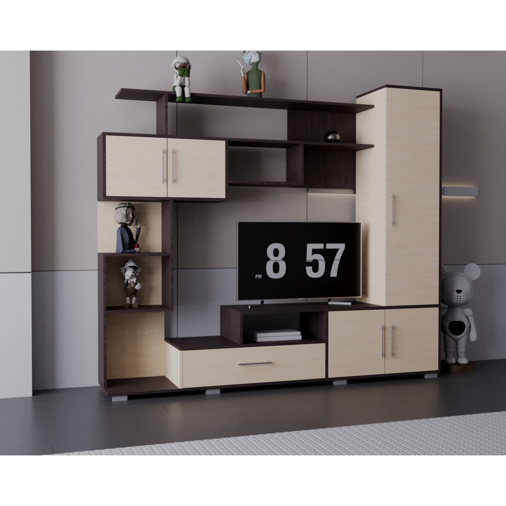 LIVING PEKIN RO WENGE MESTEACAN 210x40x179 CM