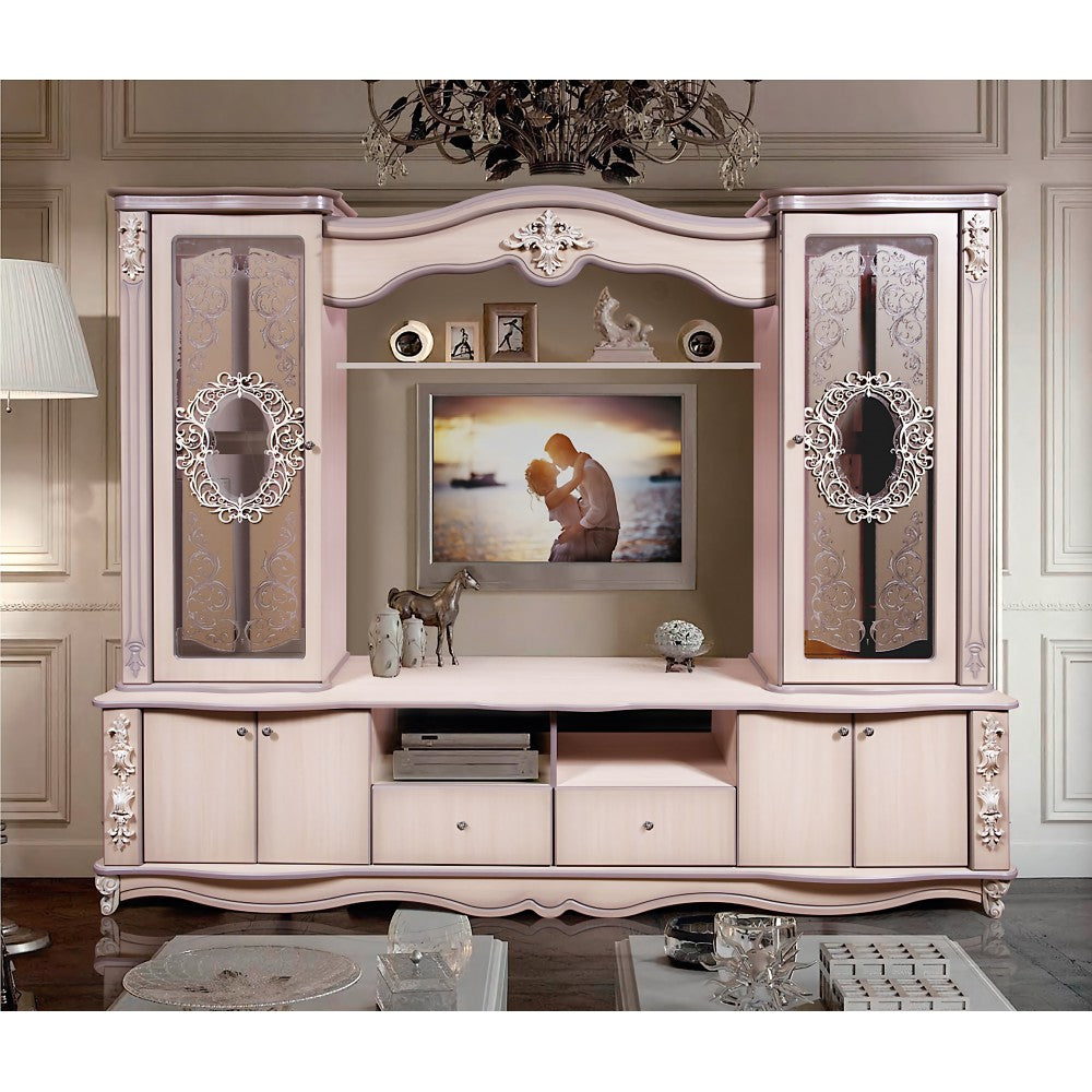LIVING VERSAILLES MDF STEJAR ALB 240X50X195 CM
