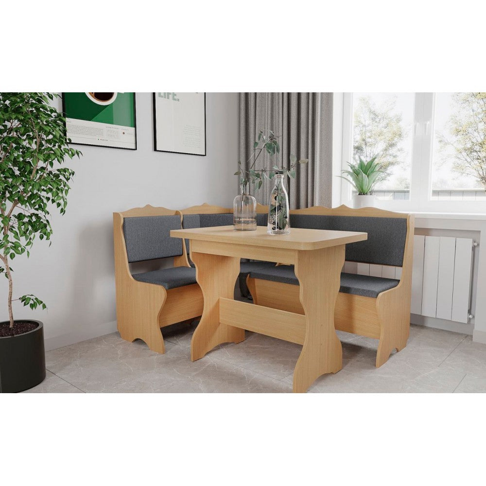 Masa bucatarie KC-2 UA, 90x60x73 cm, fag