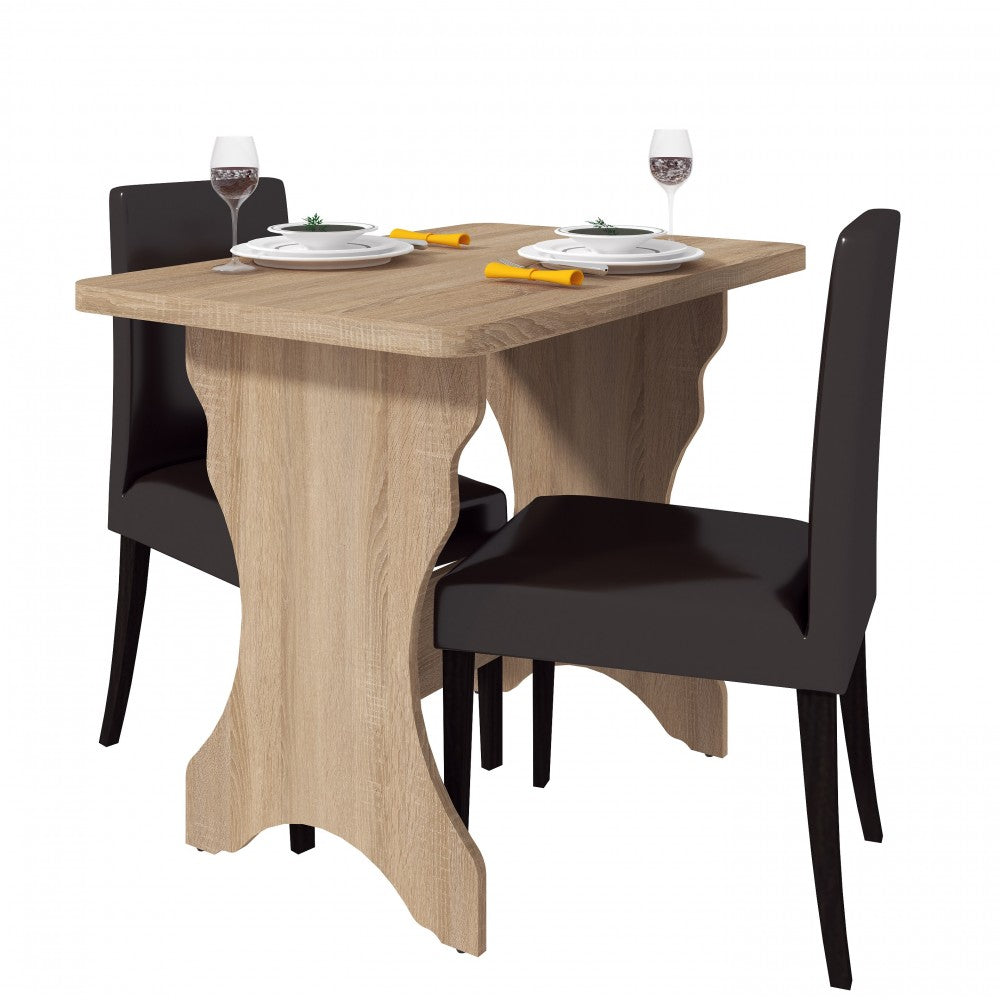 Masa bucatarie KC-2 UA, 90x60x73 cm, sonoma