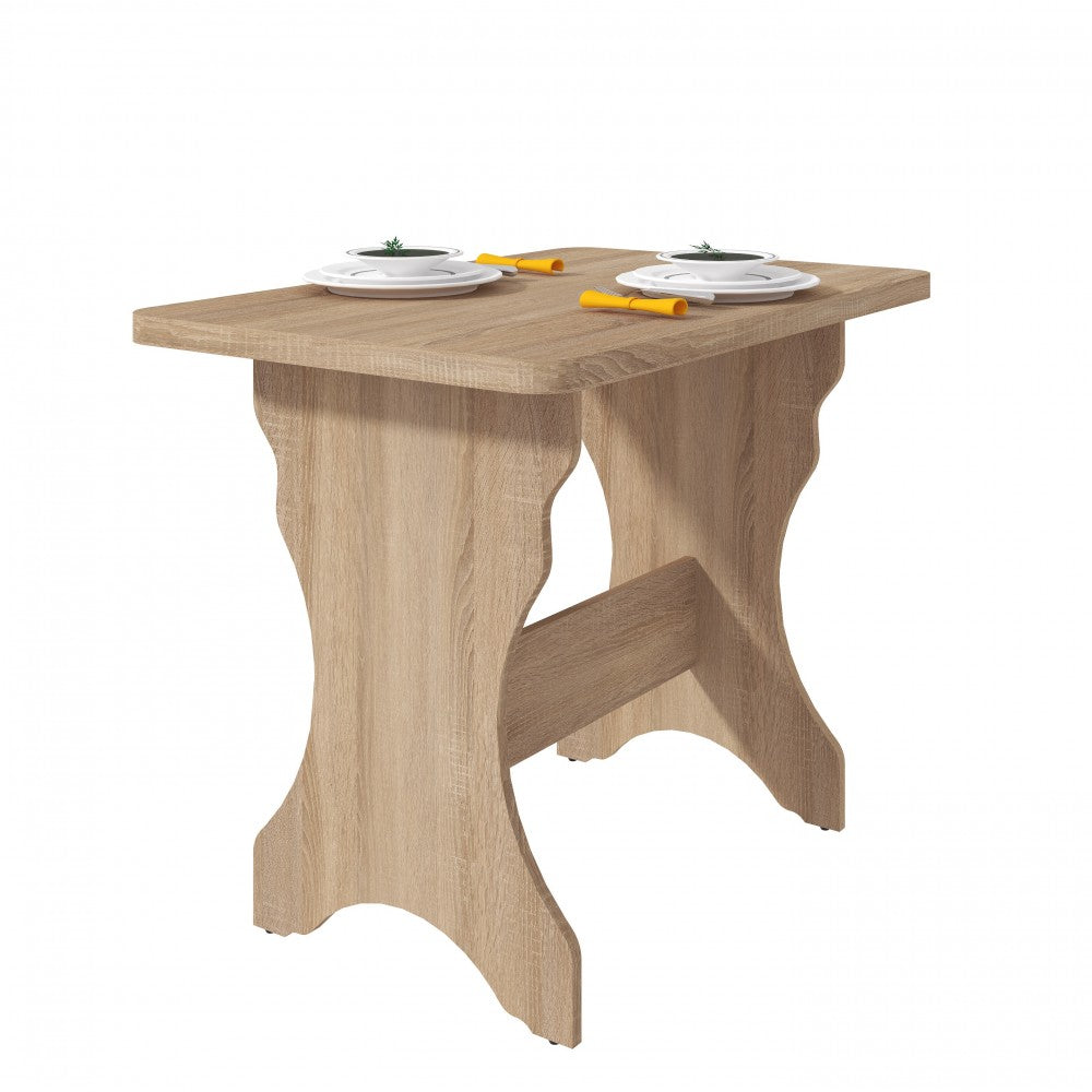 Masa bucatarie KC-2 UA, 90x60x73 cm, sonoma
