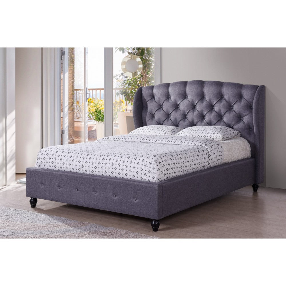 Pat tapitat Continental Gri 160x200 cm