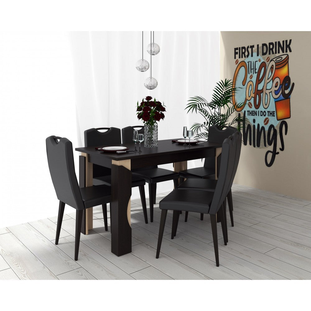 Set 2 scaune RH6002C NEGRU