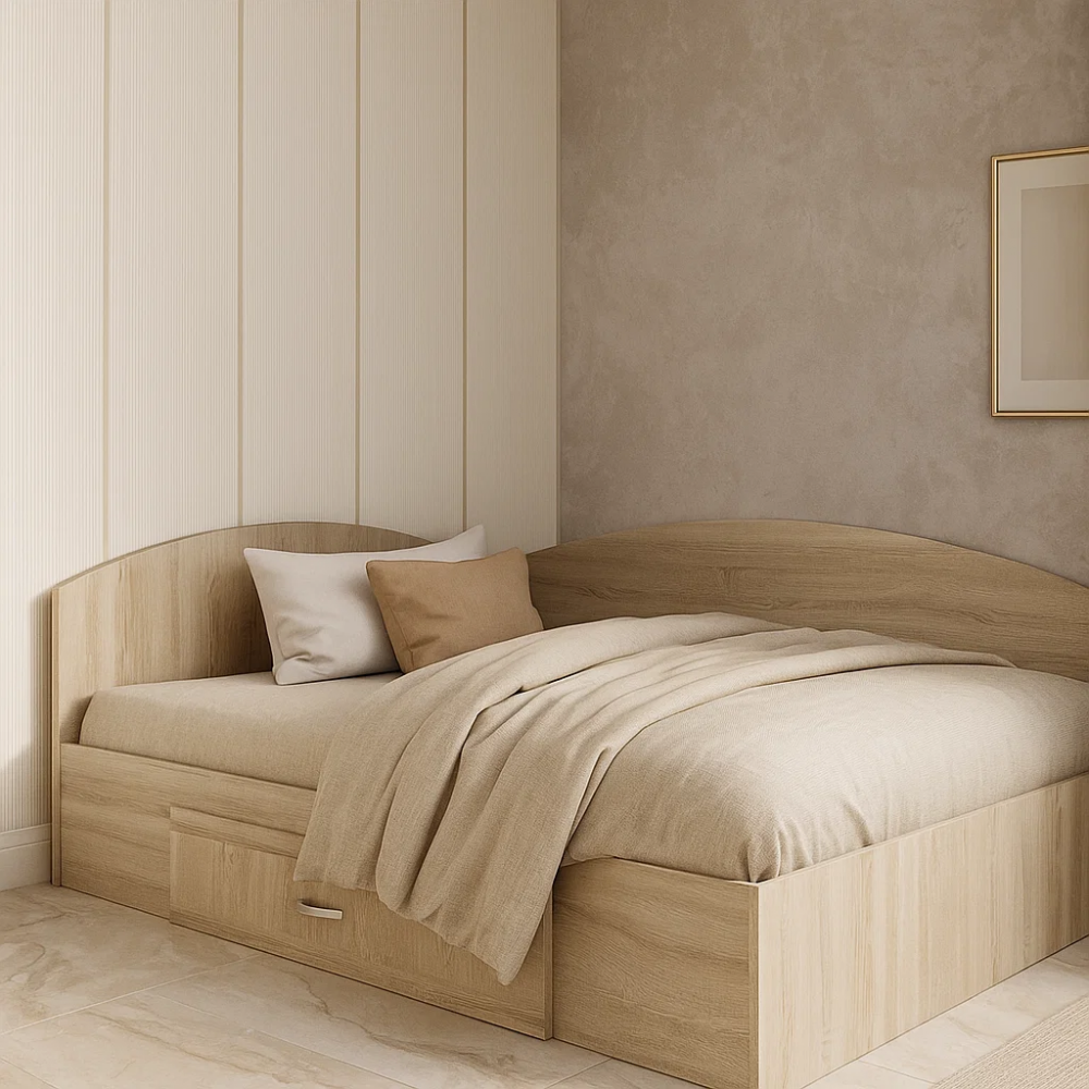 Set Pat Colt 140 si Saltea MR Poket, Sonoma