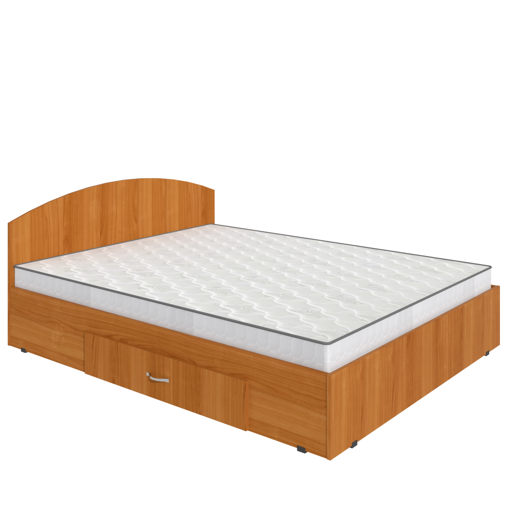 Set pat Mijloc 160 si Saltea MR Poket Cires