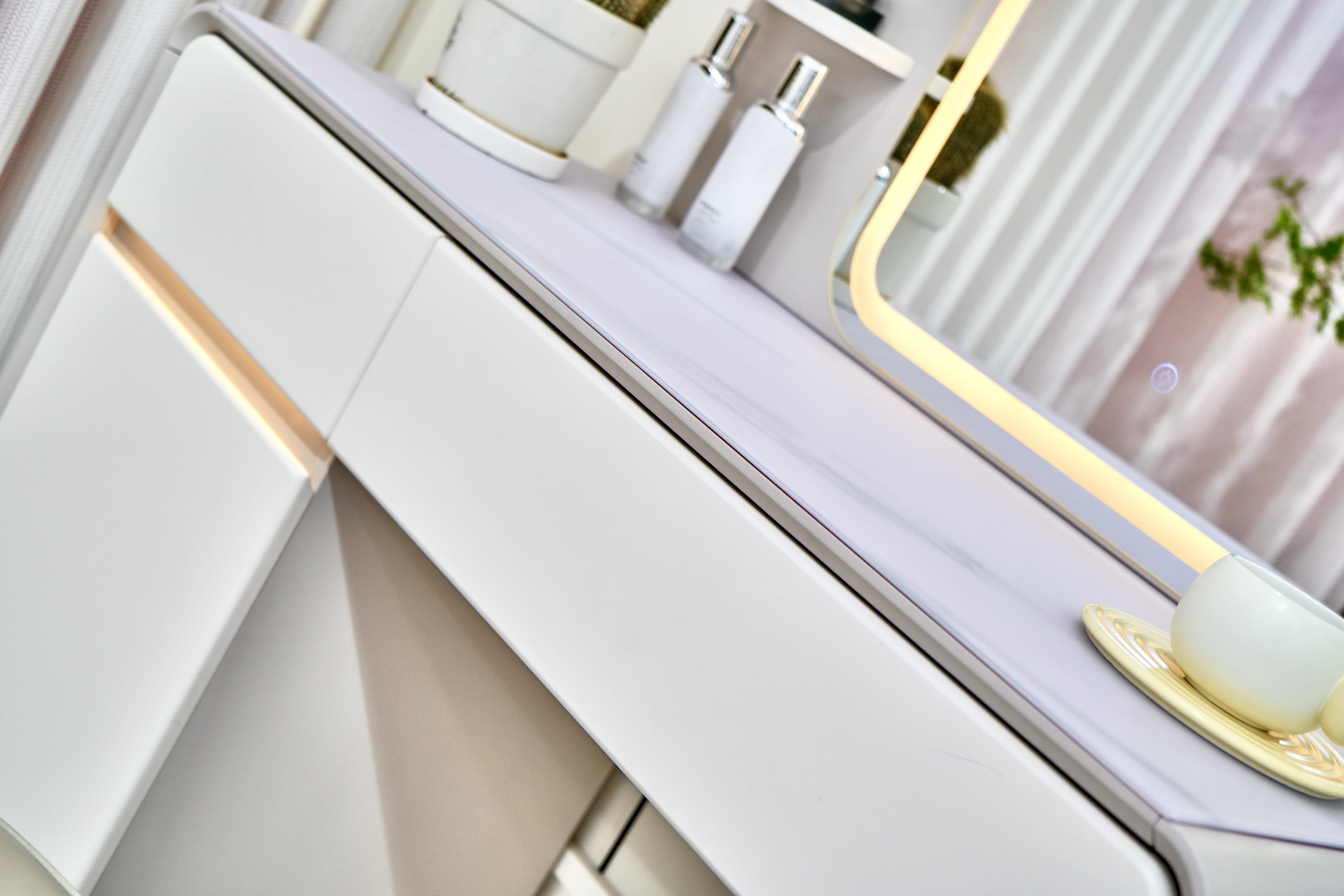 Masa de machiaj Eco 100x40x140cm MDF