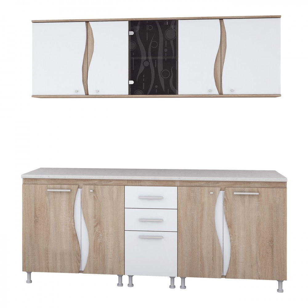 Bucatarie CIP 3S C1 Sonoma Alb