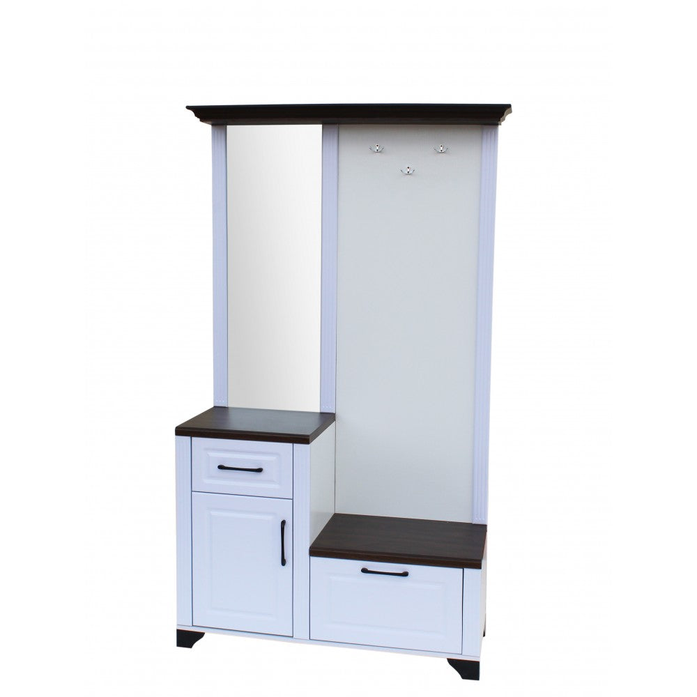 Cuier ZQD 108, 110x43x200cm, Alb