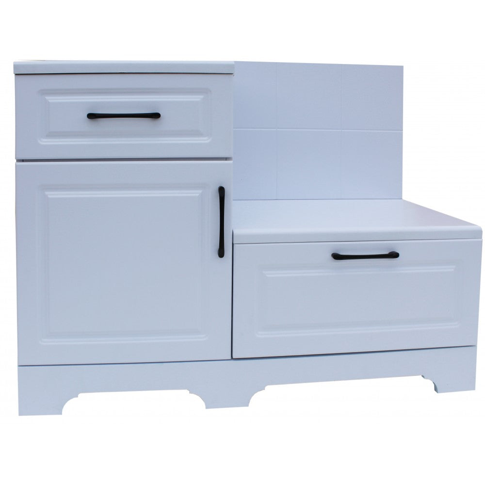 Cuier ZQD 109, 113x43x205cm, Alb