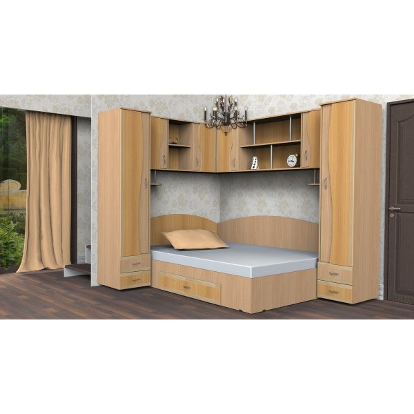 Dormitor Tineret Colt S Fag Cires 187x51/247x200 cm