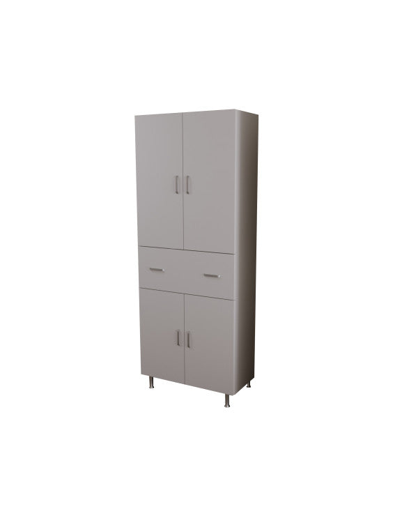 Dulap 4U-1S , 70x35x180 cm Alb