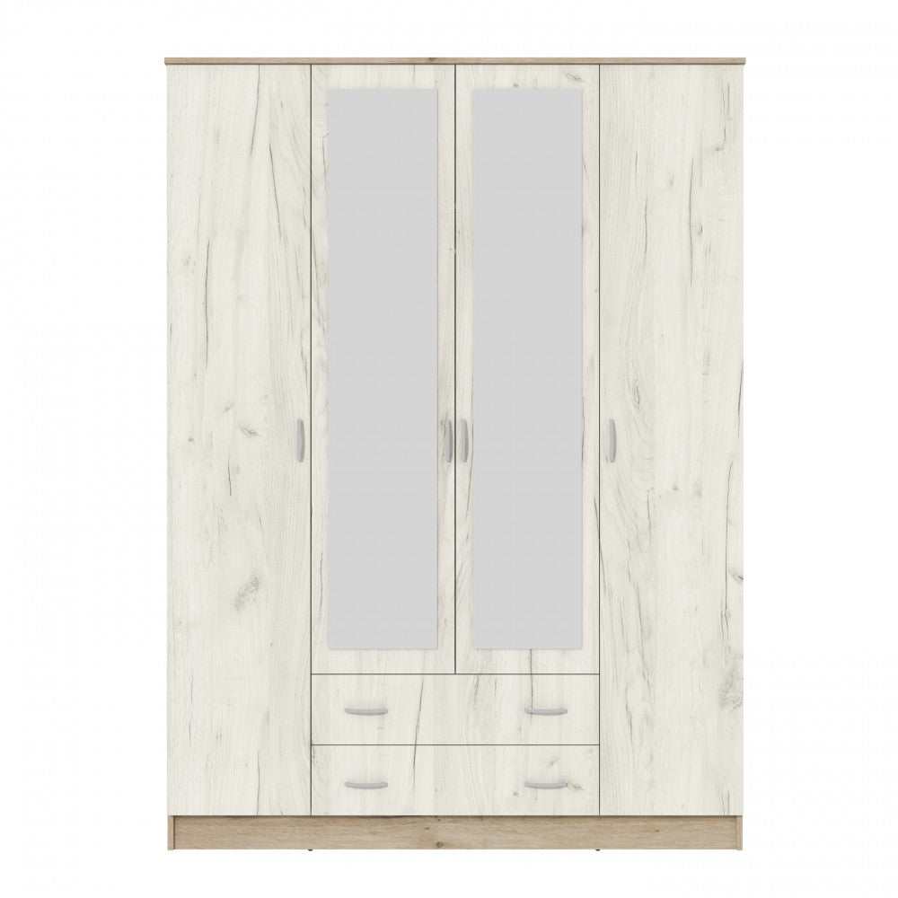 Dulap Garmonia 4U, 160x52x200 cm, stejar k001+k002