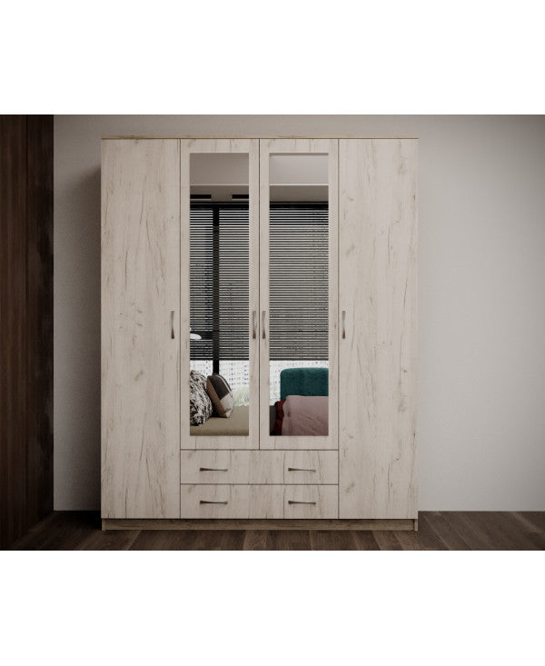 Dulap Garmonia 4U, 160x52x200 cm, stejar k001+k002