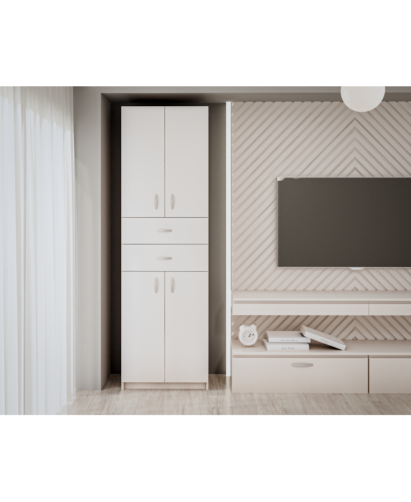 Dulap KSC-11 RO, 60x37x196 cm, alb