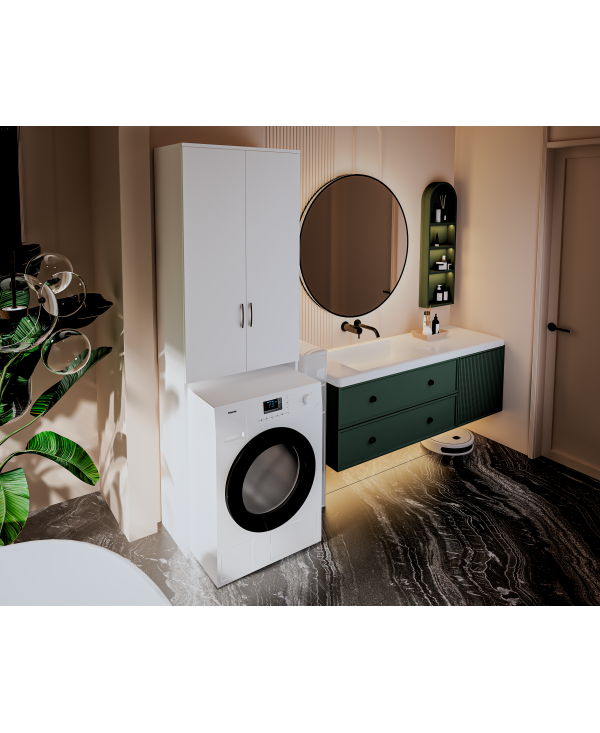 Dulap ms, 65x35x199 cm, Alb