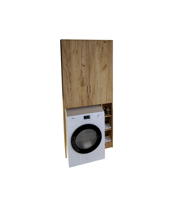 Dulap MS 2U Polite, 85x35X199 cm, stejar k003