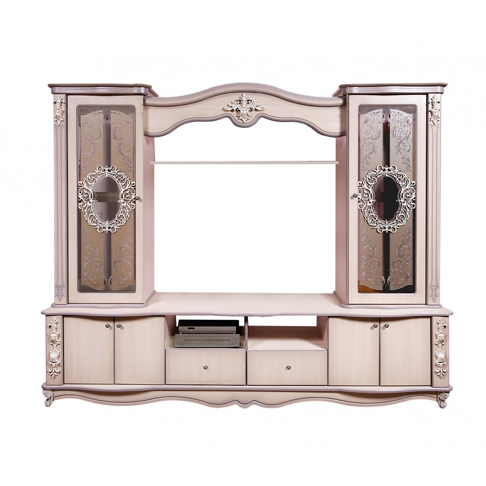 LIVING VERSAILLES MDF STEJAR ALB 240X50X195 CM
