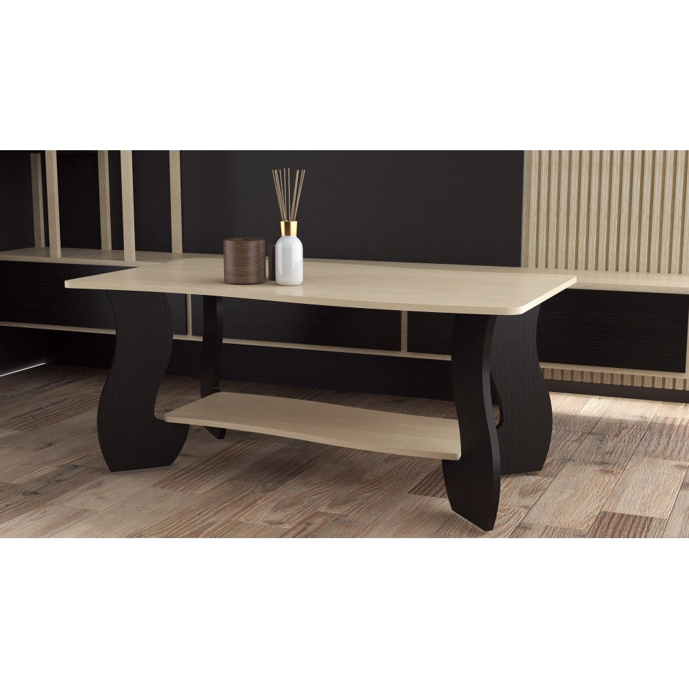 Masa cafea Granada wenge+mesteacan