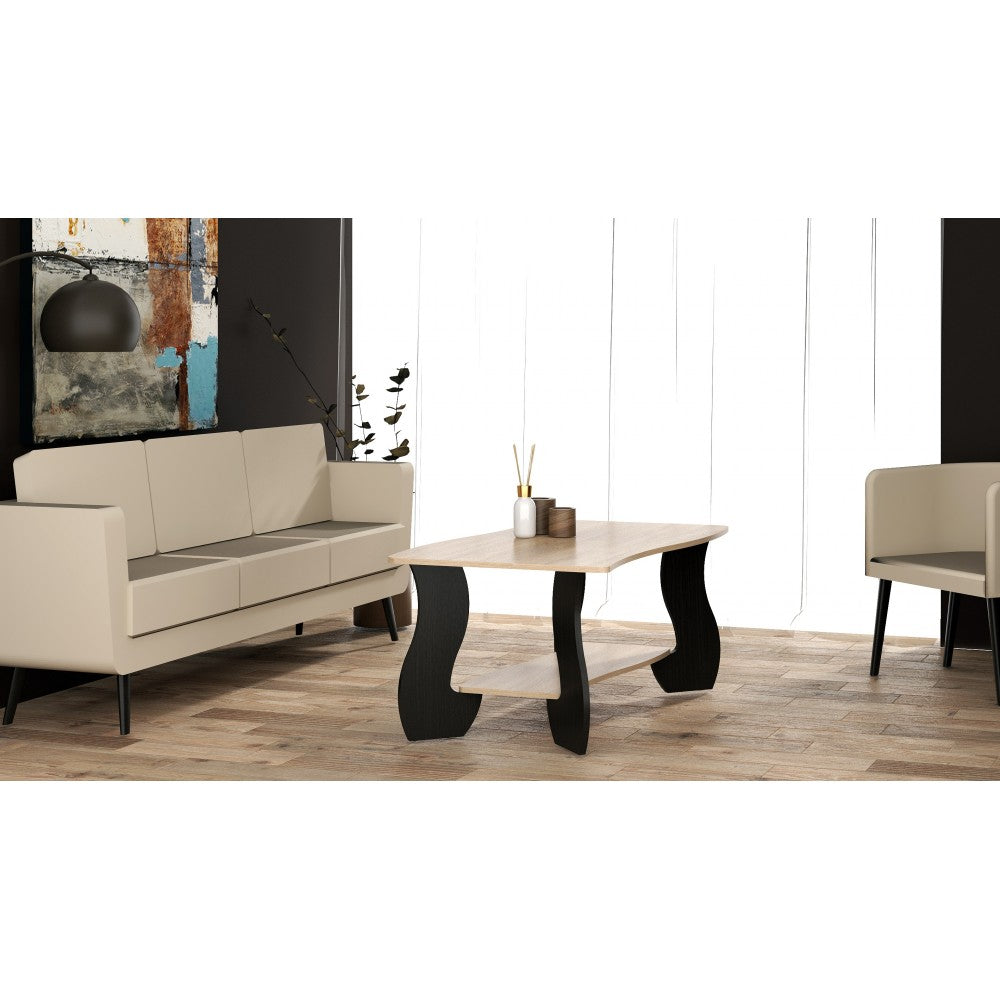 Masa cafea Granat wenge+sonoma