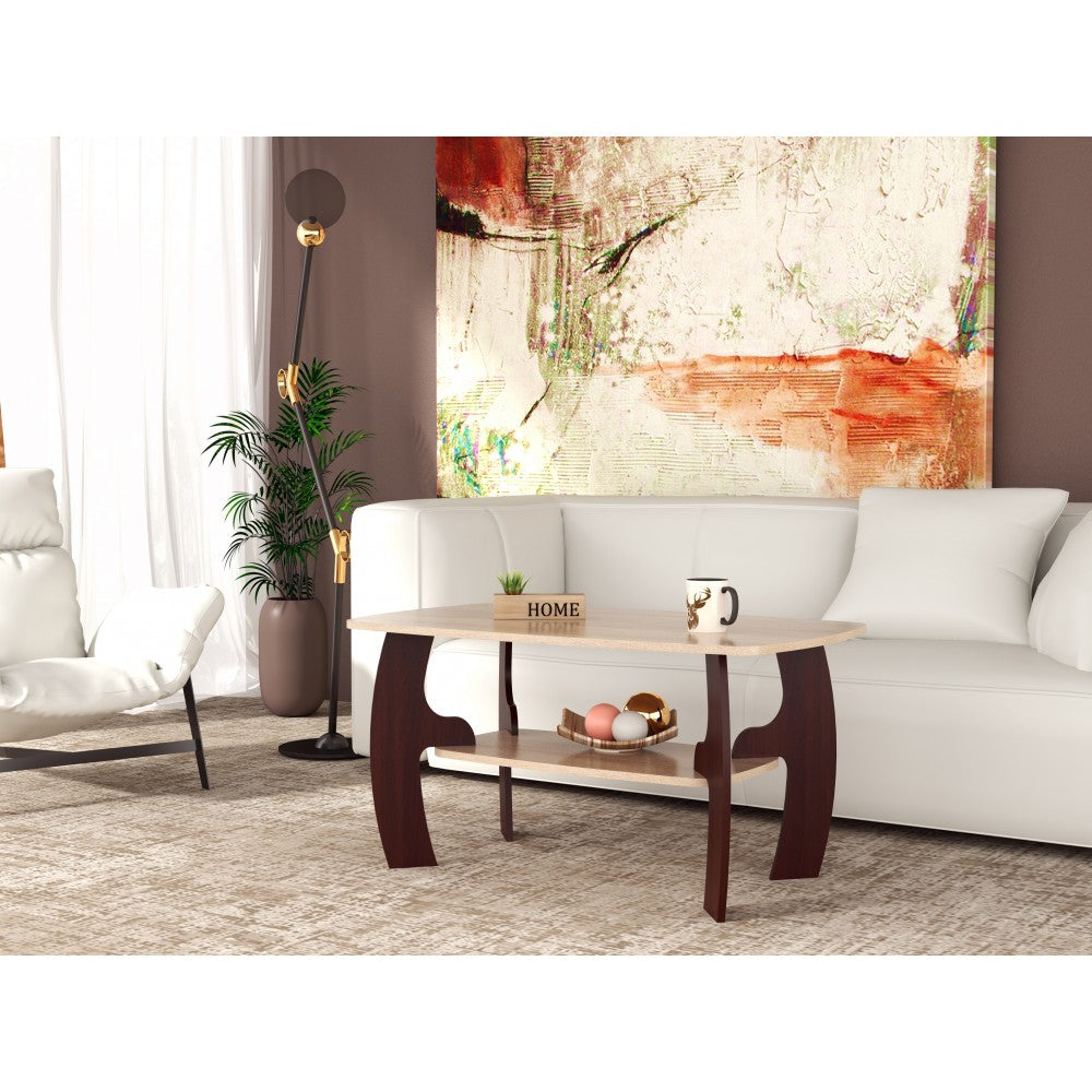 Masa cafea Malvina nuc+sonoma