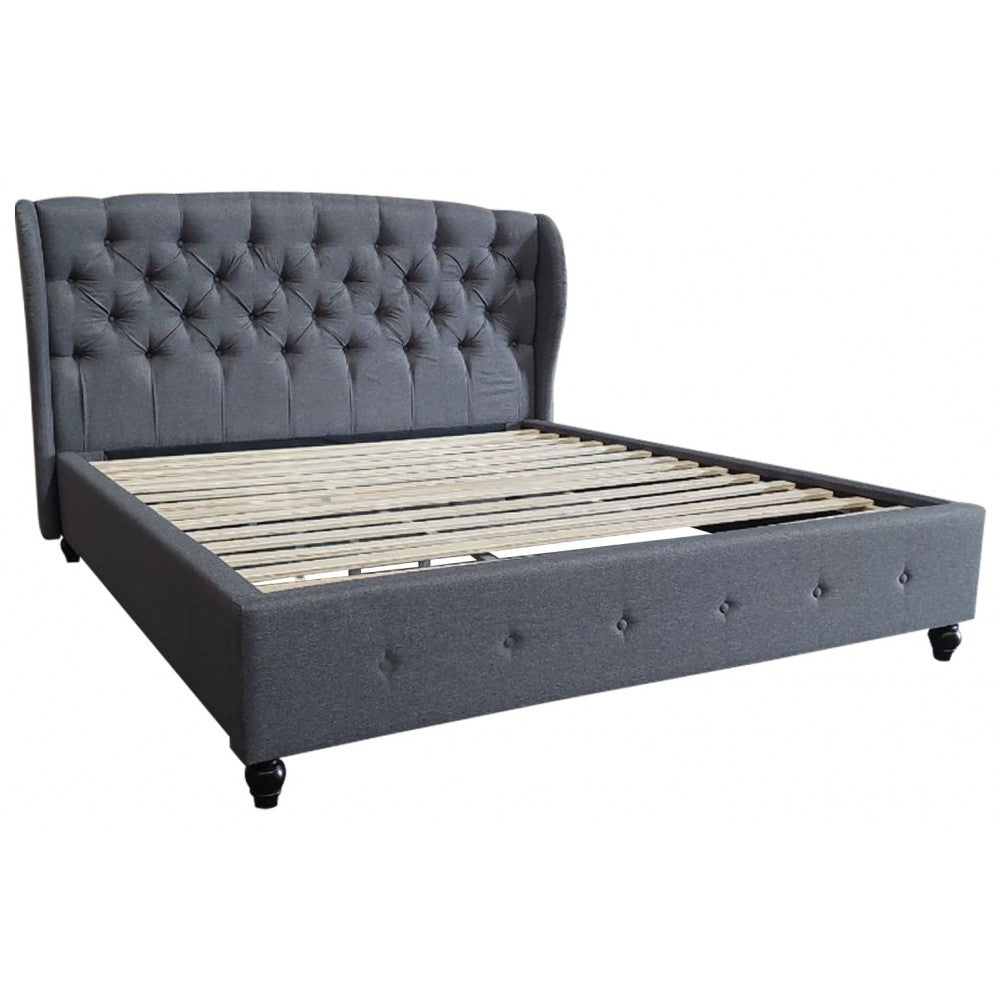 Pat tapitat Continental Gri 160x200 cm