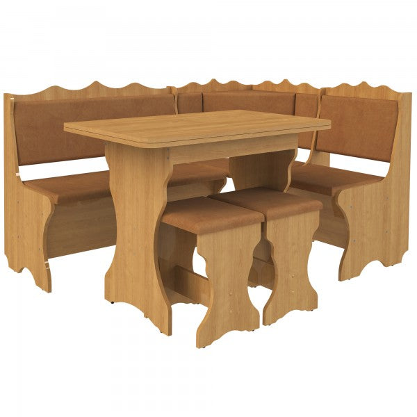 Set bucatarie Siria cu masa extensibila si 2 tabureti Cires