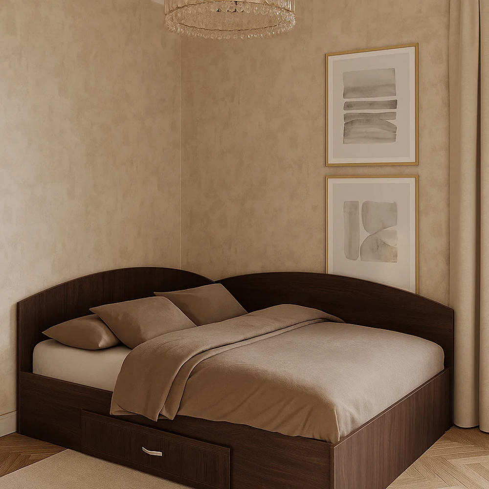 Set Pat Colt 160 + Saltea Mattress, Wenge